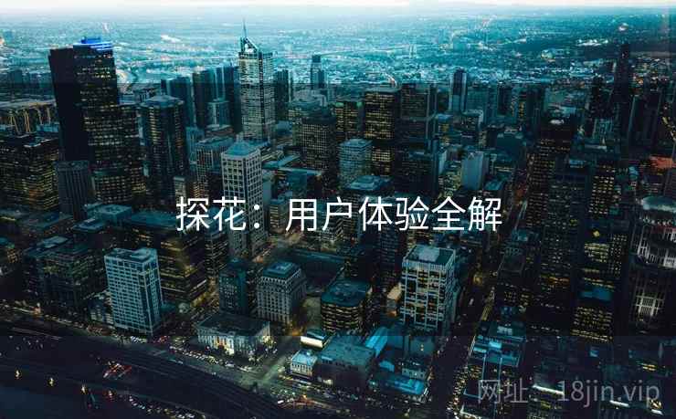 探花:用户体验全解 探花:用户体验全解